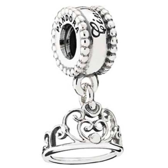 Authentic Disney Pandora Cinderella Tiara Dangle Charm - Picture 5 of 5